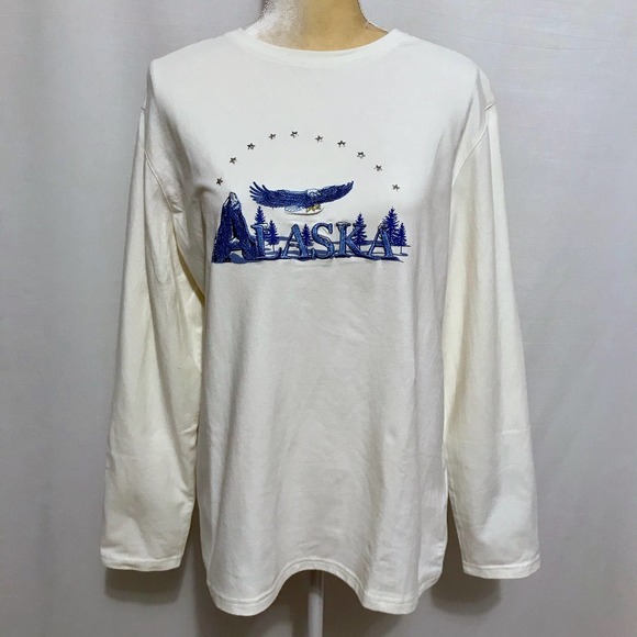 Princess Cruise Tops - Princess Cruise NWOT Alaska Graphic Long Sleeves Shirt Women XXL